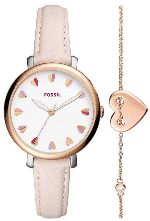 化石ジャクリーン水晶ジュエリー セット ES4351SET レディース腕時計