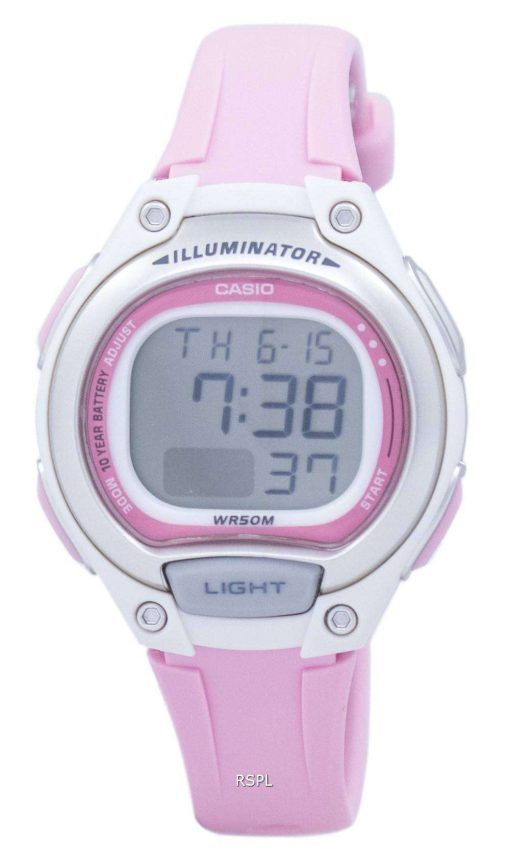 カシオ照明デュアル タイム アラーム デジタル LW 203 4AV LW203 4AV レディース腕時計