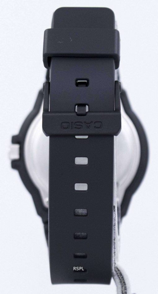カシオ石英アナログ ブラック ダイヤル MRW 200 H 4BVDF MRW 200 H 4BV メンズ腕時計