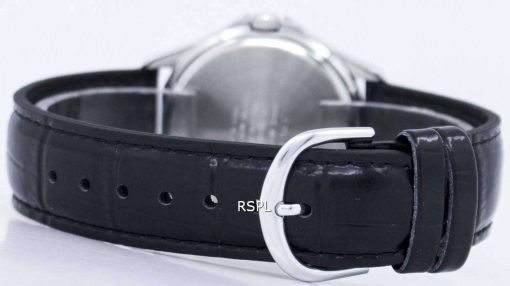 カシオ石英アナログ ホワイト ダイアル ブラック レザー MTP 1183E 7ADF MTP 1183E-7 a メンズ腕時計