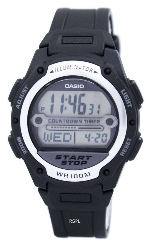 カシオ照明世界時間デジタル W-756-1AV W756 1AV メンズ腕時計