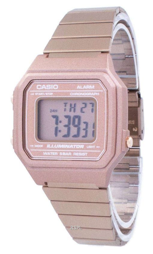 カシオ ヴィンテージ照明クロノグラフ アラーム デジタル B650WC 5A ユニセックス腕時計