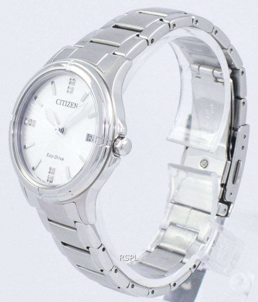 市民エコドライブ ダイヤモンド アクセント FE6050 55 a. レディース腕時計