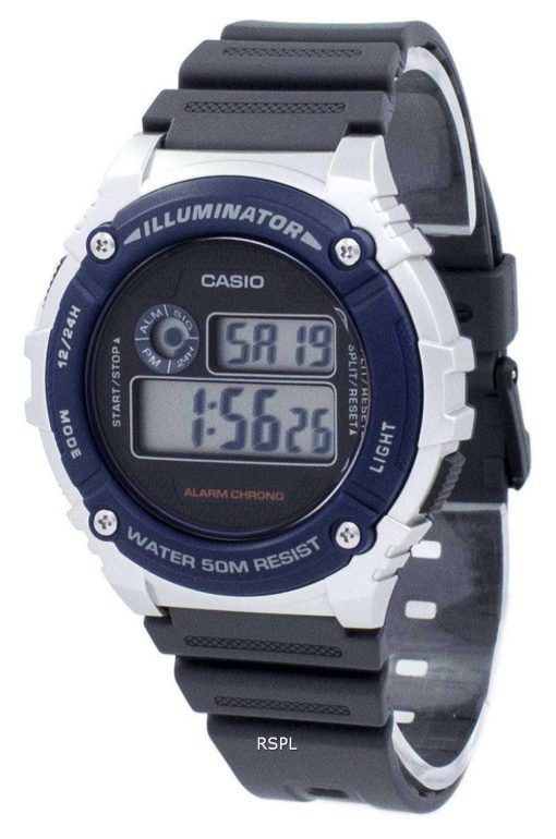 カシオ照明クロノグラフ アラーム W-216 H-2AV W216H-2AV メンズ腕時計