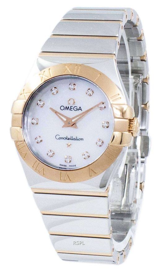 オメガ コンステレーション ダイヤモンド アクセント石英 123.20.27.60.55.003 レディース腕時計