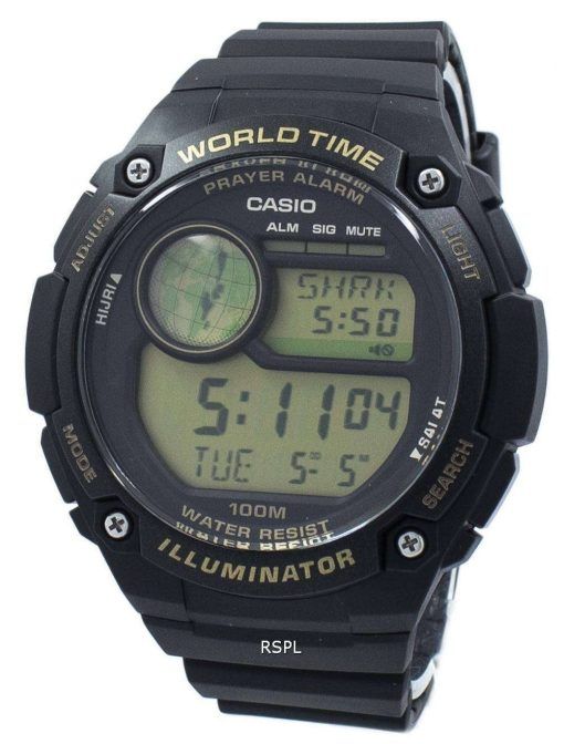 カシオ照明時間世界祈りアラーム デジタル公認会計士 100 9A CPA100-9 a メンズ腕時計