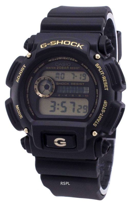 カシオ照明 G ショック クロノグラフ デジタル DW 9052GBX 1A9 DW9052GBX1A9 メンズ腕時計