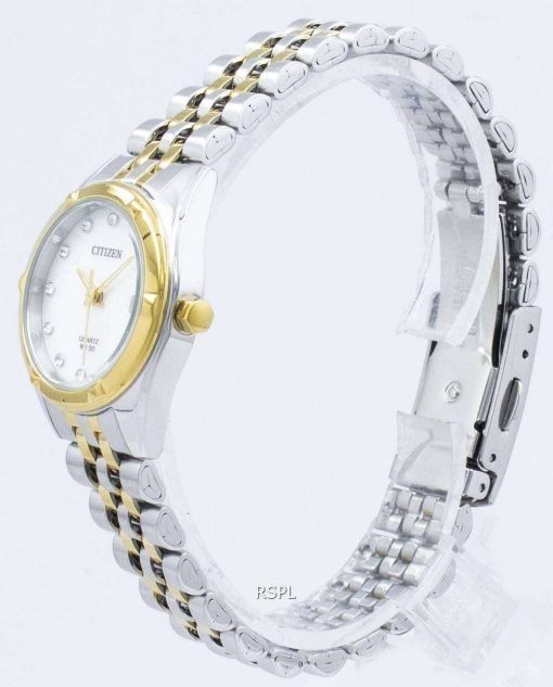 市民エコドライブ ダイヤモンド アクセント EU6054-58 D レディース腕時計