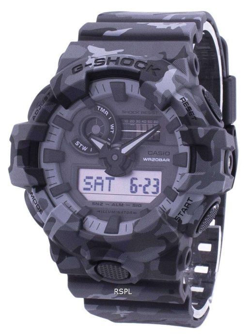 カシオ照明の G-shock の耐衝撃性アナログ デジタル GA 700 CM 8A GA700CM8A メンズ腕時計