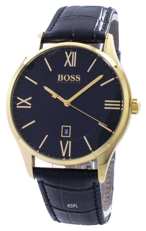 ヒューゴ ボス知事石英 1513554 メンズ腕時計