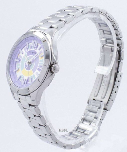 カシオ アナログ クオーツ LTP E129D 6A LTPE129D 6A レディース腕時計