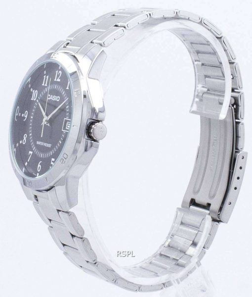 カシオ アナログ クオーツ MTP V004D 1B MTPV004D 1B メンズ腕時計
