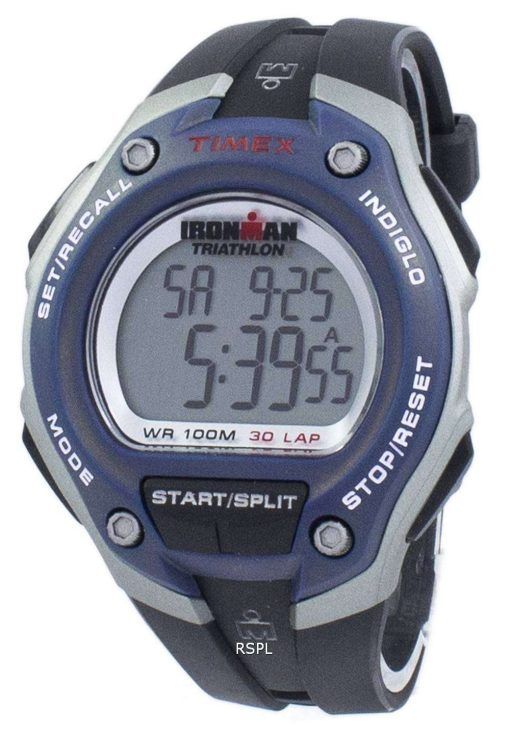タイメックス アイアンマン トライアスロン 30 ラップ Indiglo デジタル T5K528 メンズ腕時計