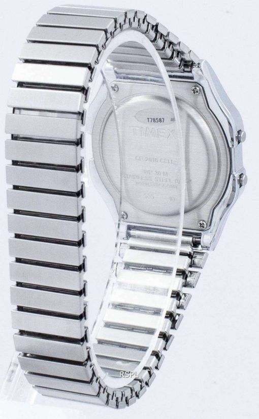 タイメックス時代を超越した古典的な Indiglo クロノグラフ アラーム デジタル T78587 メンズ腕時計
