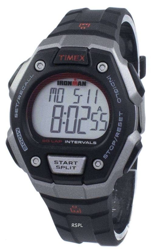 タイメックス スポーツ クラシック アイアンマン 50 ラップ アラーム Indiglo デジタル TW5K85900 メンズ腕時計