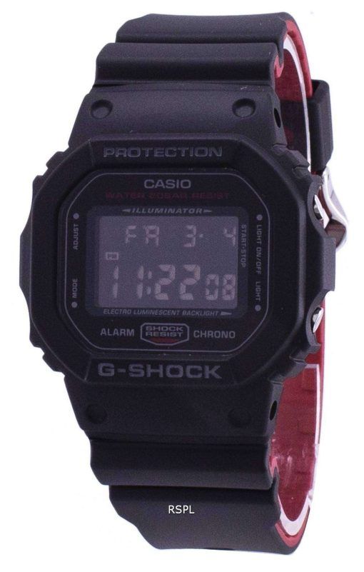 カシオ照明 G ショック クロノ デジタル DW 5600 人事 1 DW5600HR 1 メンズ腕時計