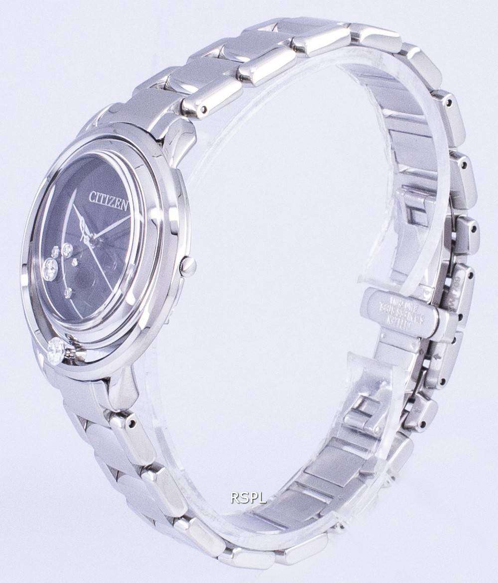 市民 L 日の出ソリテア エコドライブ EW5520 50E レディース腕時計