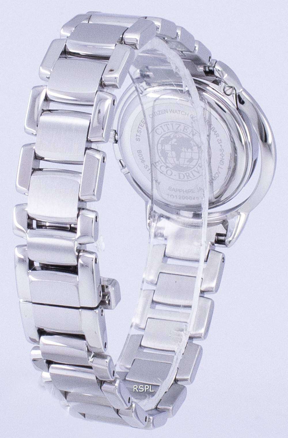 市民 L 日の出ソリテア エコドライブ EW5520 50E レディース腕時計