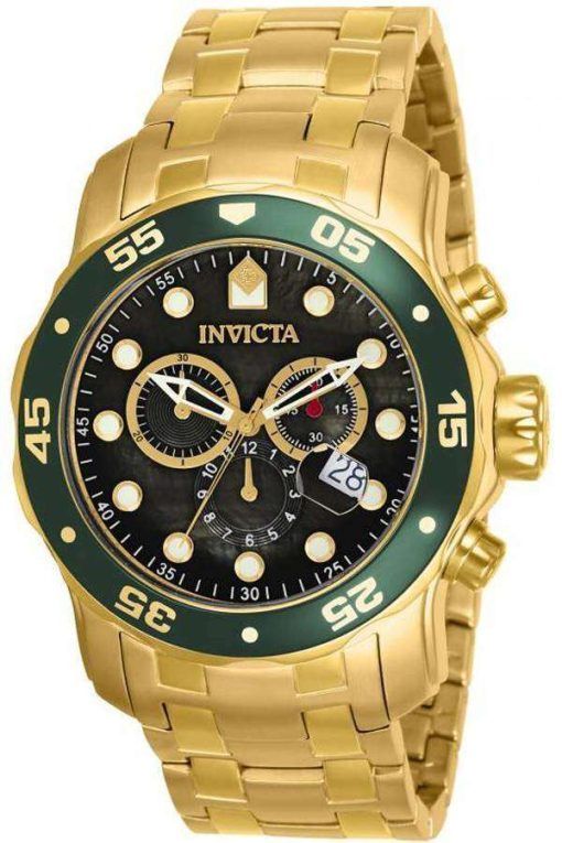 インビクタ Pro ダイバー クロノグラフ クォーツ 200 M 80074 男性用の腕時計