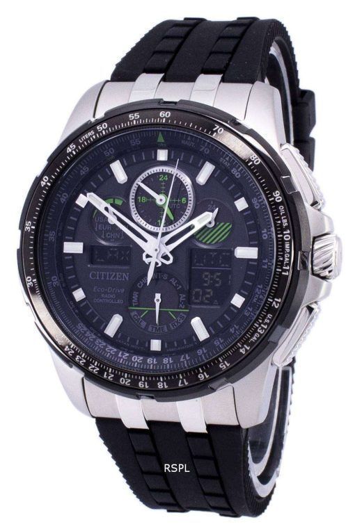 市民プロマスター スカイホークが T エコ ドライブ電波 JY8051 08E メンズ腕時計