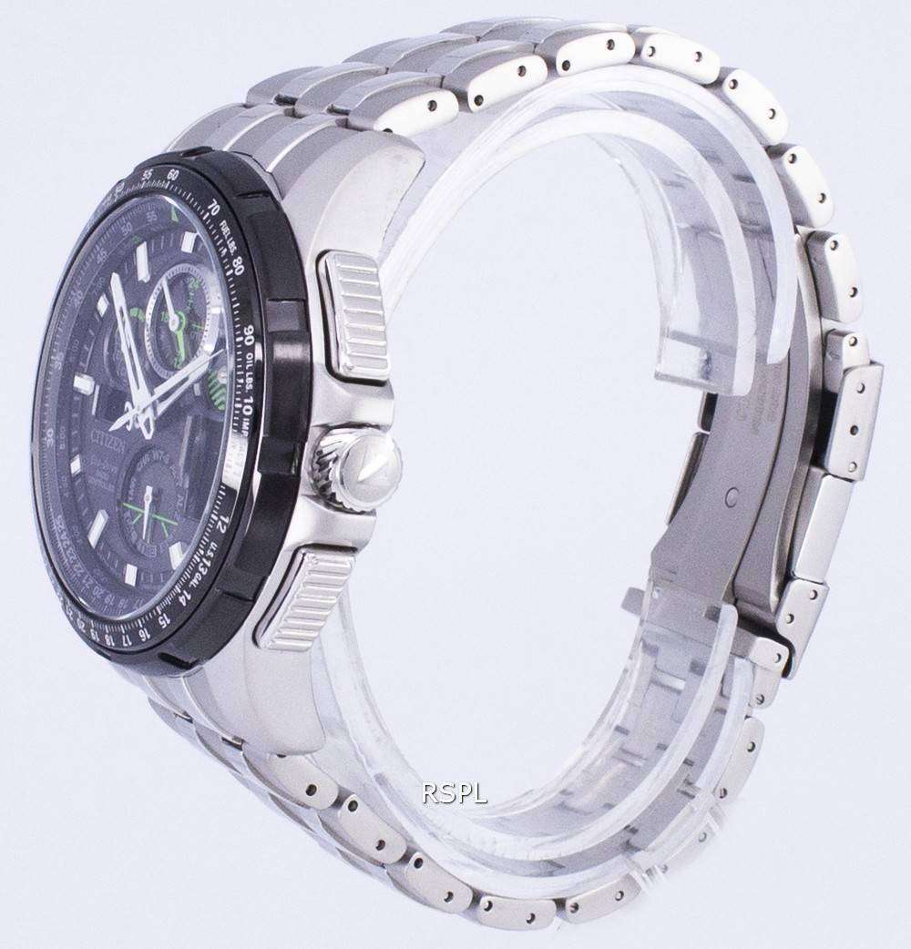 市民プロマスター スカイホークが T エコ ドライブ電波 JY8051 59E メンズ腕時計