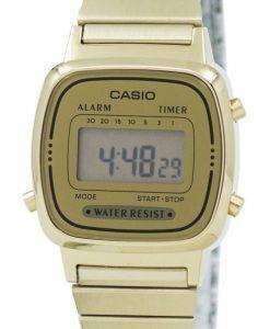 カシオ デジタル ステンレス アラーム タイマー LA670WGA 9DF LA670WGA 9 レディース腕時計