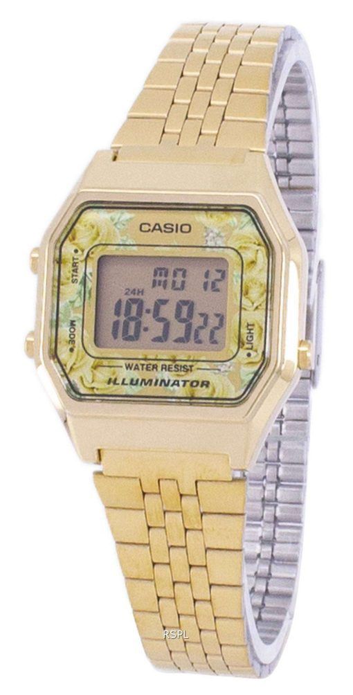 カシオ ヴィンテージ青年照明デジタル LA680WGA-9 C レディース腕時計