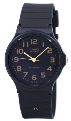 カシオ クラシック クォーツ黒ストラップ MQ 24 1B2LDF MQ 24 1B2L メンズ腕時計
