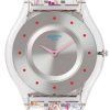 スウォッチ スキン古典的なジャルダン フルーリ石英 SFE102 レディース腕時計