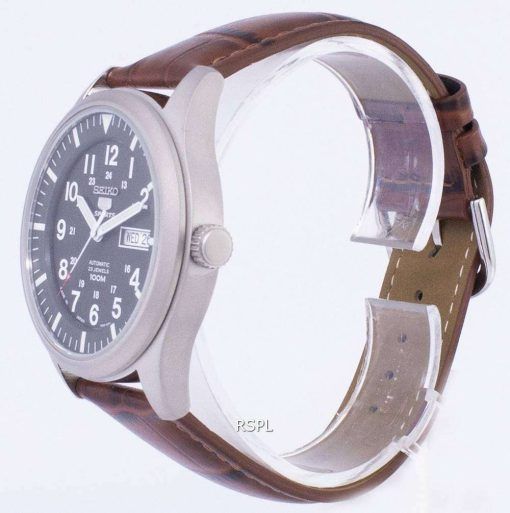 セイコー 5 スポーツ自動日本製比茶色の革 SNZG09J1 LS7 メンズ腕時計