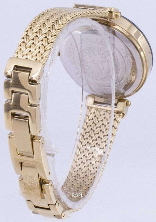 アン ・ クライン水晶ダイヤモンド アクセント 1906BKGB レディース腕時計