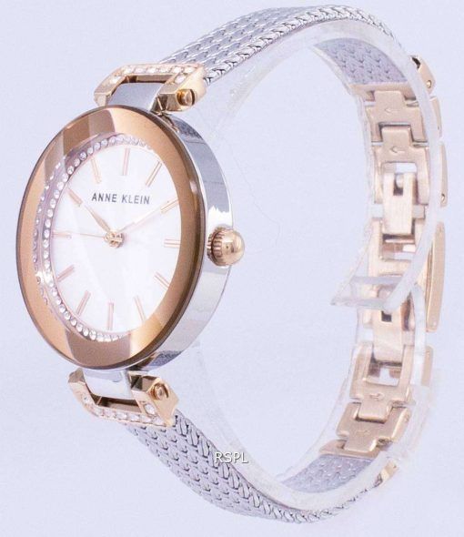 アン ・ クライン水晶ダイヤモンド アクセント 1907SVRT レディース腕時計