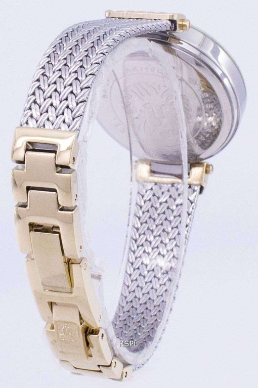 アン ・ クライン水晶ダイヤモンド アクセント 1907SVTT レディース腕時計