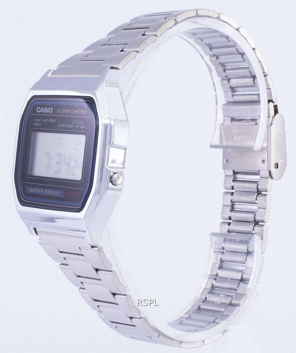 カシオ デジタル ステンレス毎日アラーム A158WA 1DF 1 メンズ腕時計 Japan