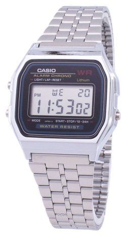 カシオ デジタル アラーム クロノ ステンレス鋼 A159WA N1DF A159WA N1 メンズ腕時計