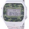 カシオ レトロ デジタル迷彩アラーム クロノ A168WEC 3EF ユニセックス腕時計