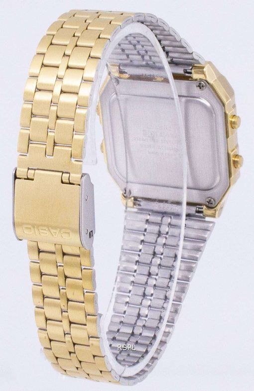 カシオ デジタル ステンレス鋼世界時間 A500WGA 1DF A500WGA 1 メンズ腕時計