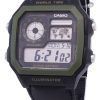 カシオ青年シリーズ デジタル世界時 AE 1200WHB 1BVDF AE 1200WHB 1BV メンズ腕時計
