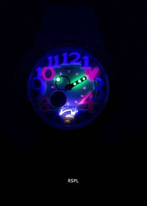 カシオベビー-G アナログ デジタル ネオン照明 BGA 131 7B レディース腕時計