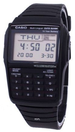 カシオ デジタル データ バンク 5 アラーム多言語 DBC 32 1ADF DBC-32-1 a メンズ腕時計