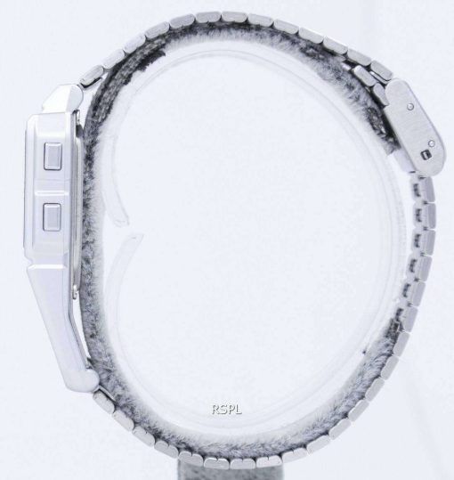 カシオ デジタル ステンレス鋼データ銀行多言語 DBC 611 1DF DBC-611-1 男性用の腕時計
