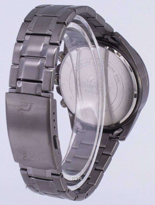 カシオ エディフィス クロノグラフ クォーツ EFR 552GY 8AV EFR552GY 8AV メンズ腕時計