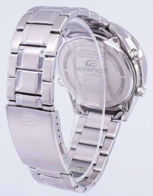 カシオ世界時間石英低公害車-C100D-1BV EFVC100D-1BV メンズ腕時計
