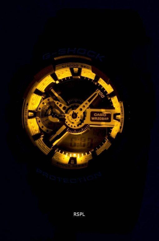 カシオ G-ショック白し、黒のシリーズ GA-110BW-1 a メンズ腕時計