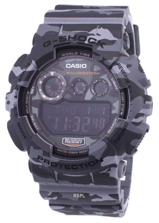 カシオ G ショック デジタル迷彩シリーズ GD 120 CM 8 メンズ腕時計