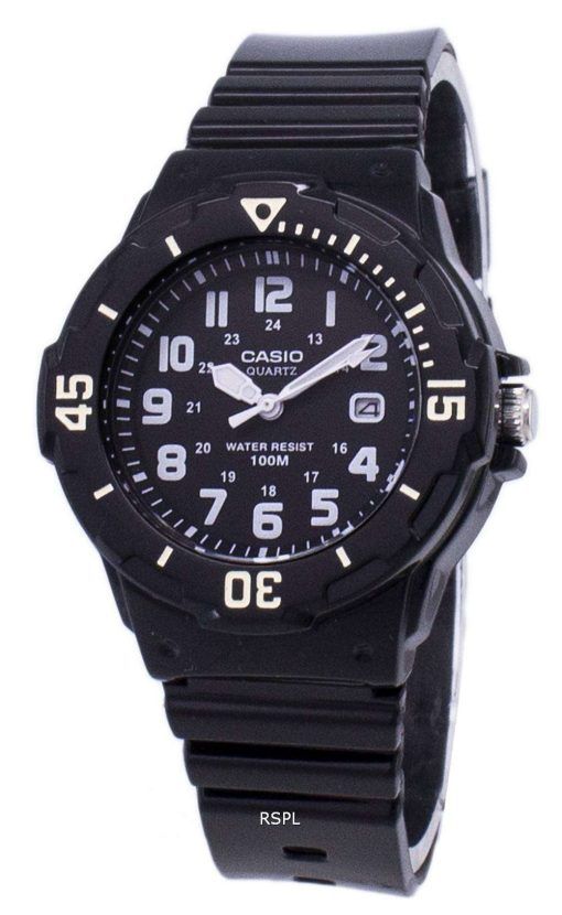 カシオ Enticer ブラック ダイヤルのアナログ LRW 200 H 1BVDF LRW 200 H 1BV レディース腕時計
