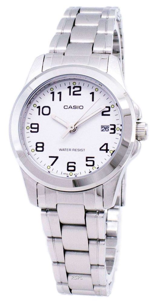 カシオ アナログ クオーツ ホワイト ダイヤル LTP 1215A 7B2DF LTP 1215A 7B2 レディース腕時計