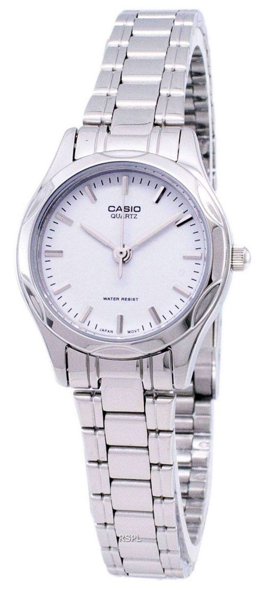 カシオ アナログ クオーツ ホワイト ダイヤル LTP 1275 D 7ADF 7 a LTP-1275 D レディース腕時計