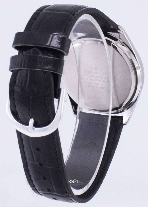 カシオ アナログ ブラック ダイヤル MTP 1370 L 1AVDF MTP 1370 L 1AV メンズ腕時計