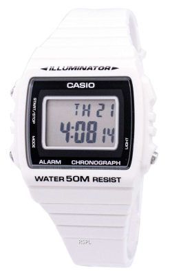 カシオ デジタル アラーム クロノグラフ W 215 H 7AVDF W 215 H 7AV ユニセックス腕時計